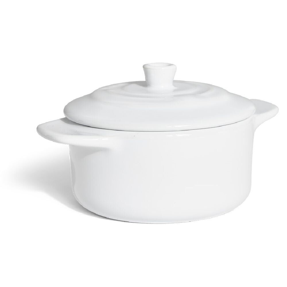 Mini cocotte individuelle en céramique avec couvercle (2 mdèles)