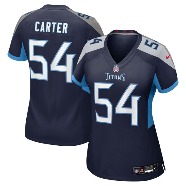 Lorenzo Carter Tennessee Titans Nike Women's Team Game Jersey -  Navy