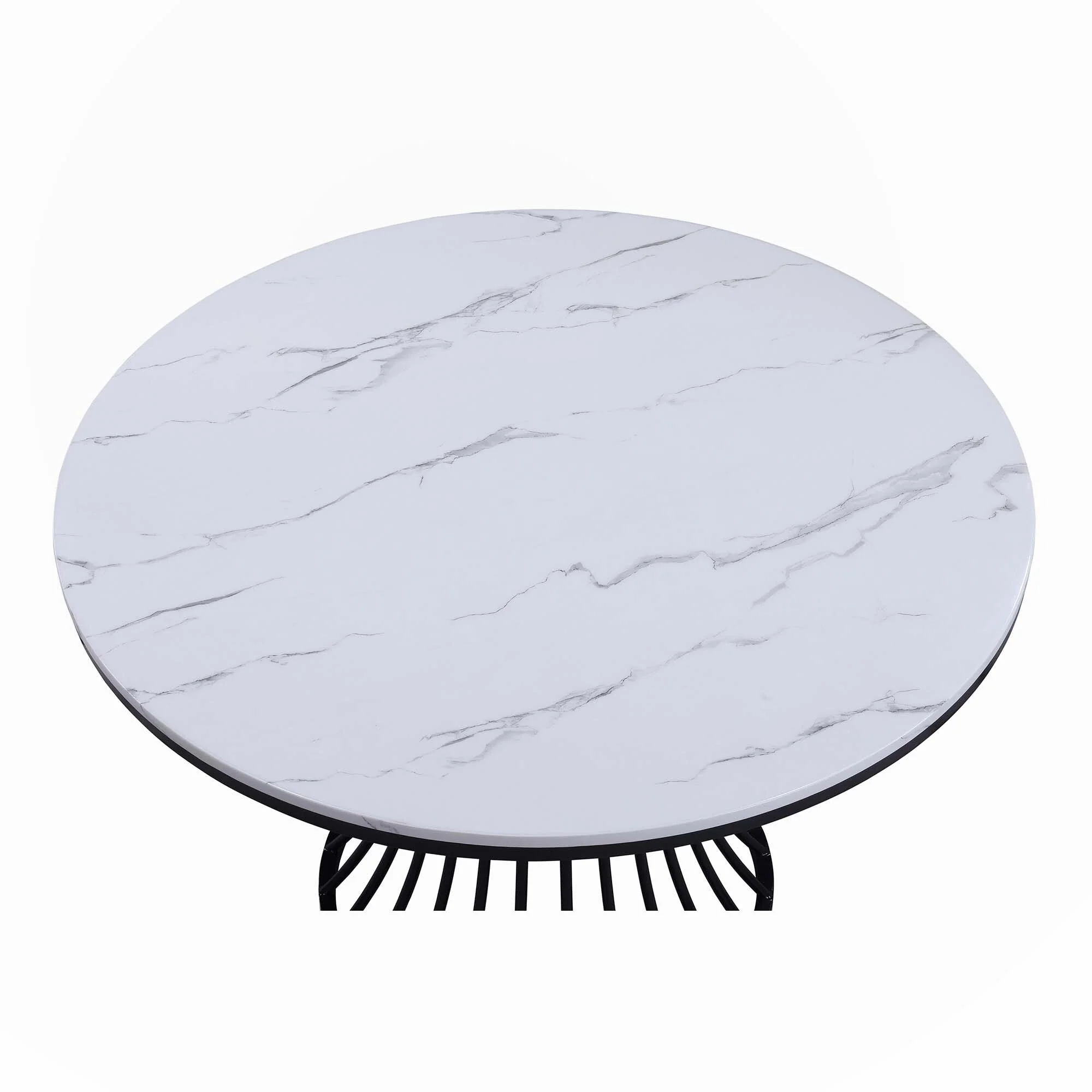 1pc Unique White Round Table