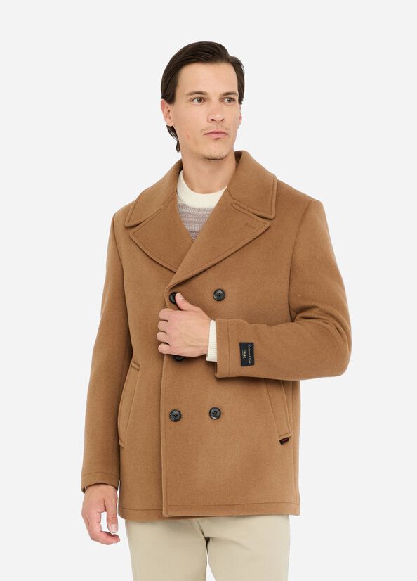 Peacoat in lana e cashmere