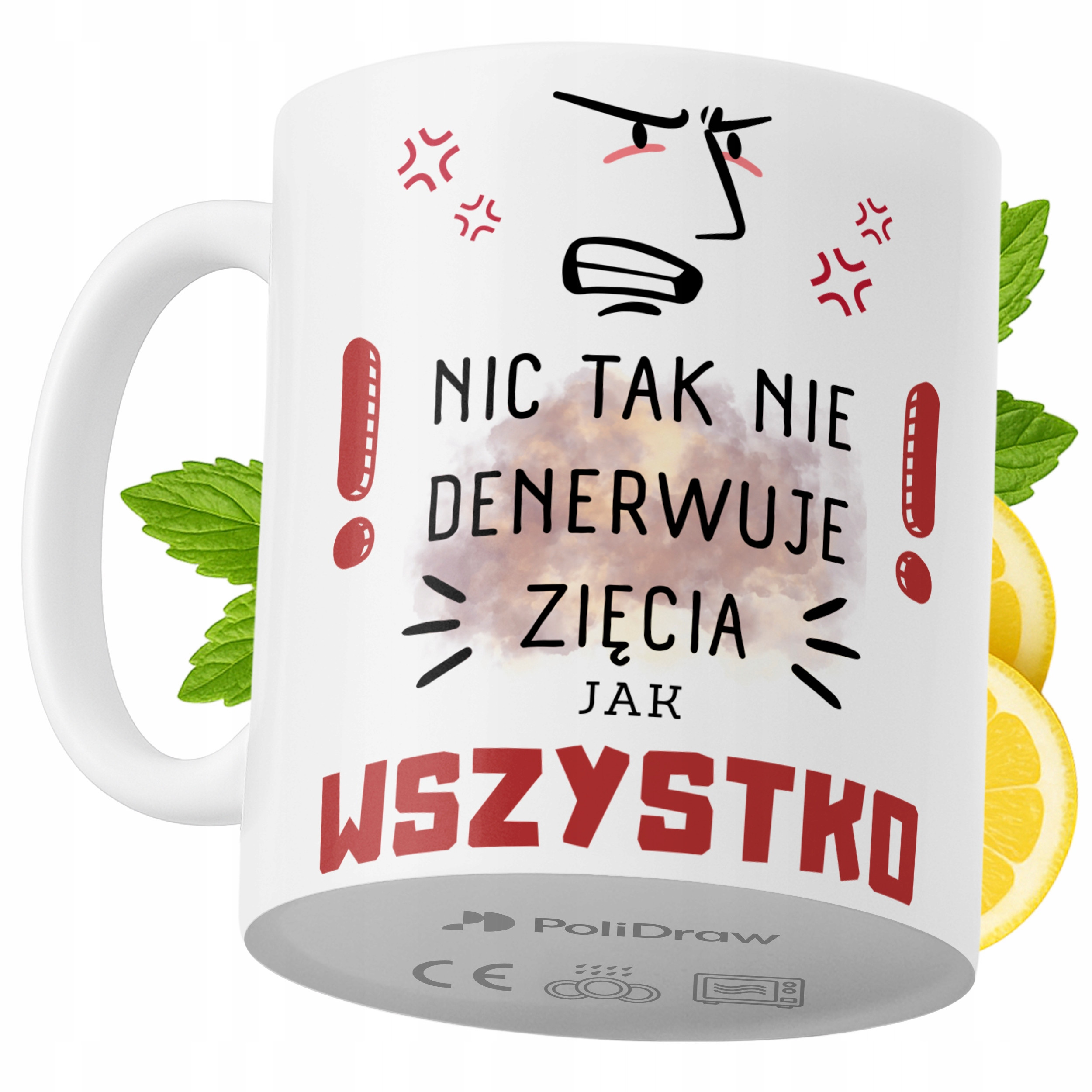Kubek Dla Zięcia na Prezent z Nadrukiem ze Zdjęciem 330 ml PoliDraw