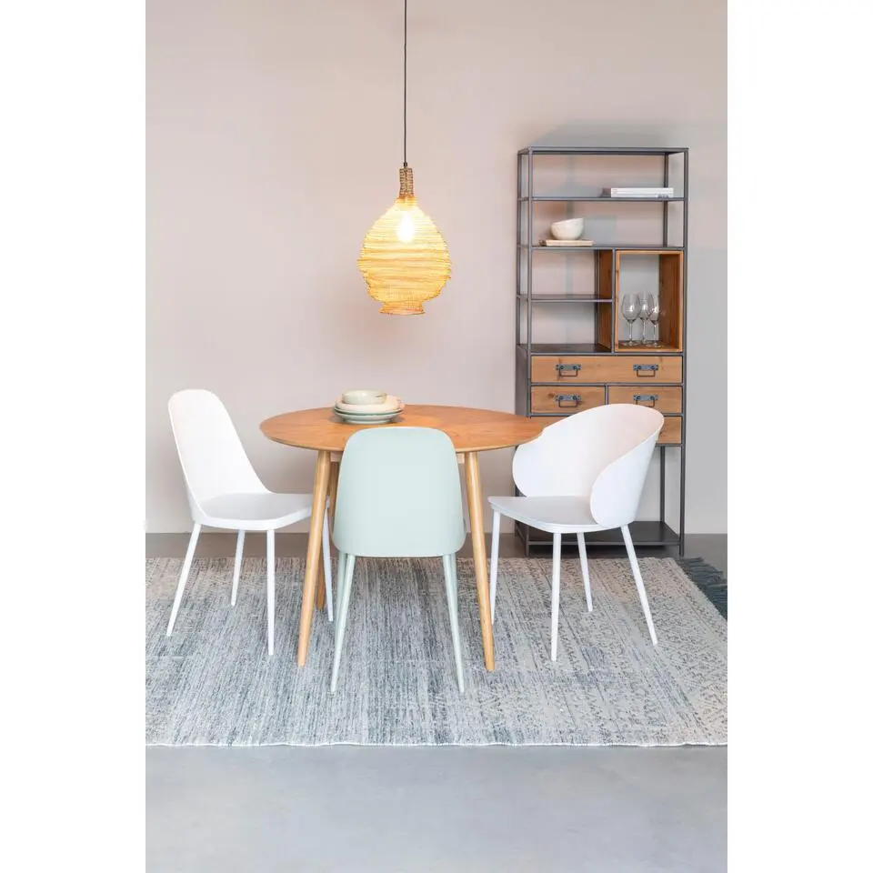 Housecraft Gigi Eetkamerstoelen Wit - Set van 2