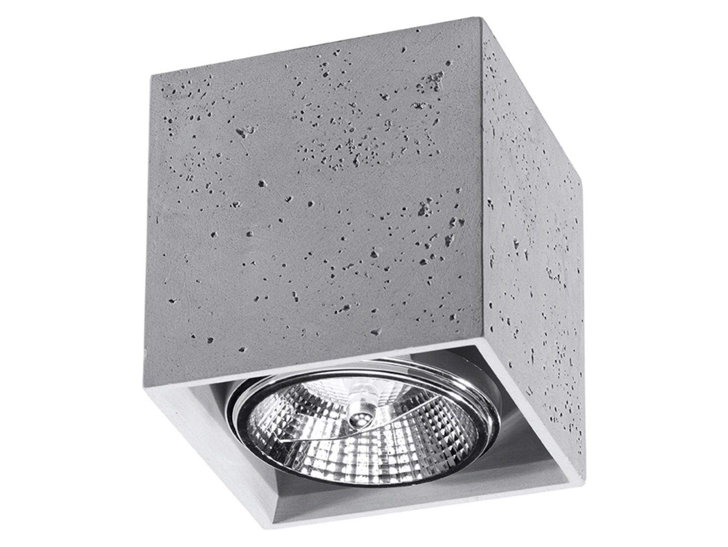 Lampa natynkowa Valde betonowa szara