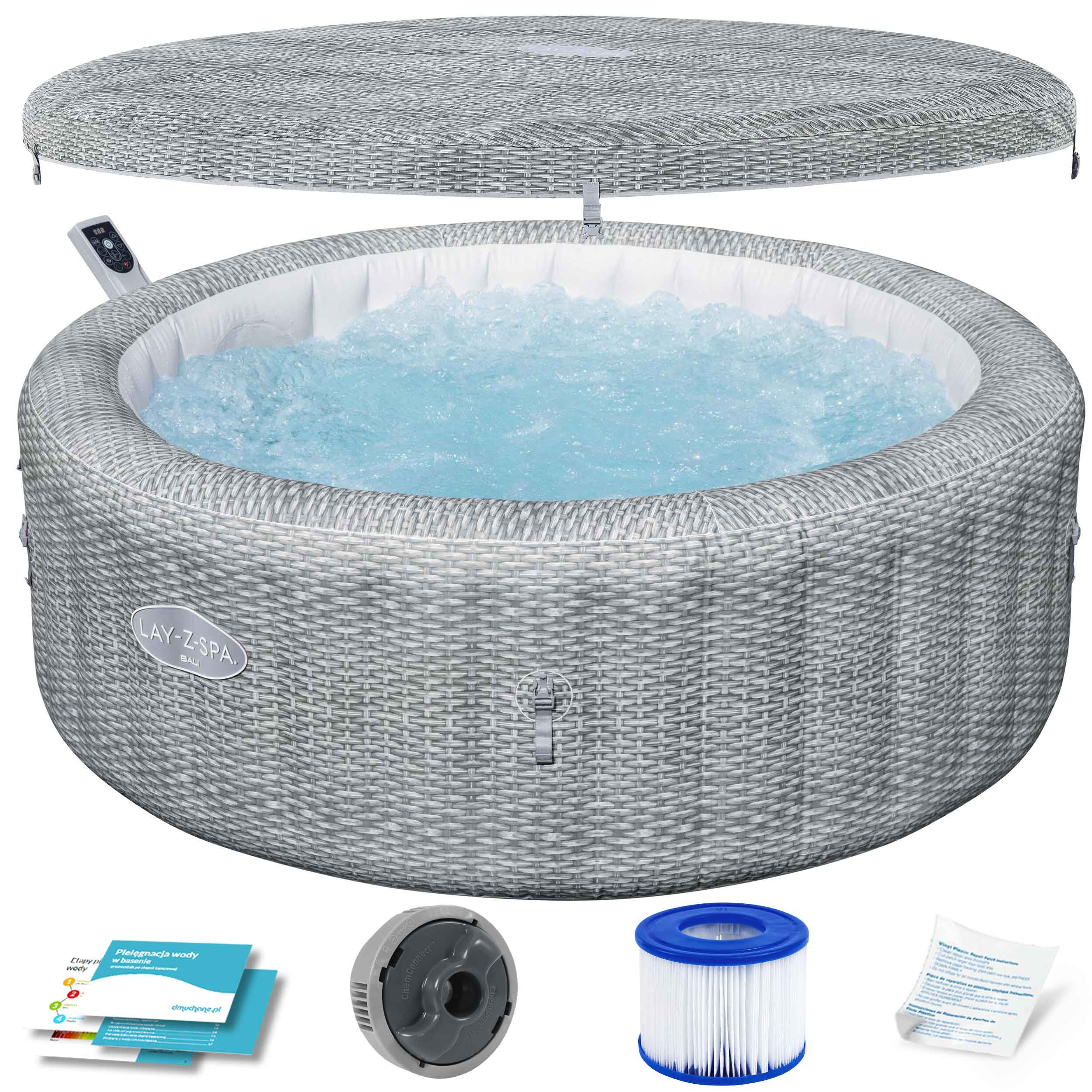 Dmuchane spa ogrodowe 6-osobowe hydromasaż Bestway 6001N