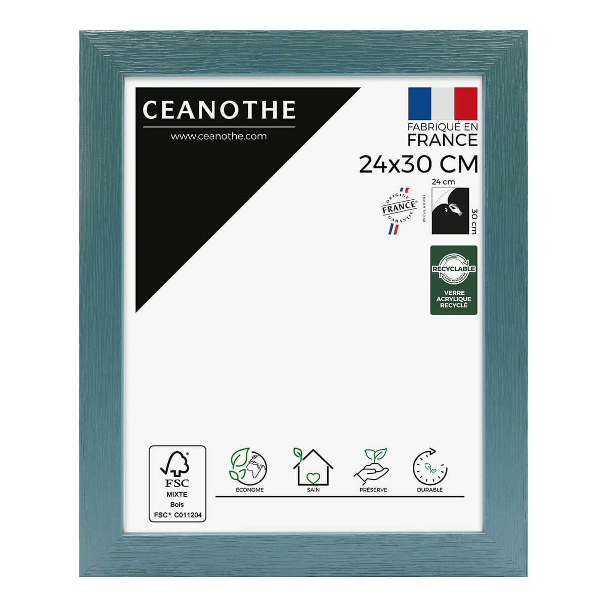 TUTTI FRUTTI - Cadre photo menthol 24x30 cm bois reconstitué fsc