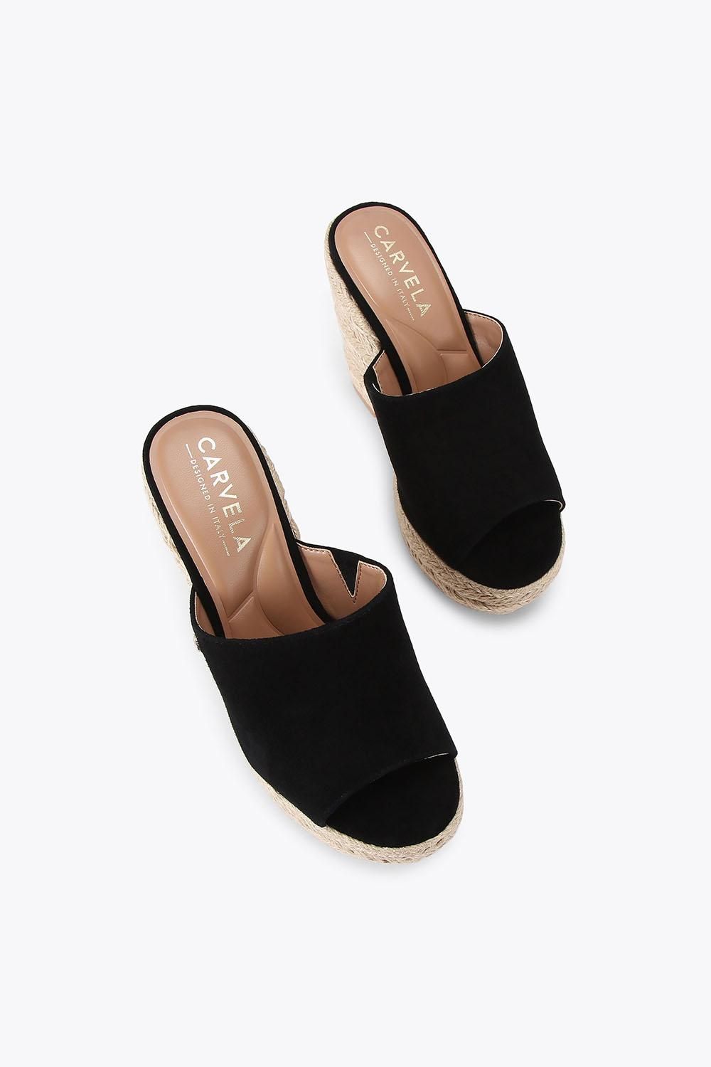 Carvela Fiorella Wedge' Suede Heels