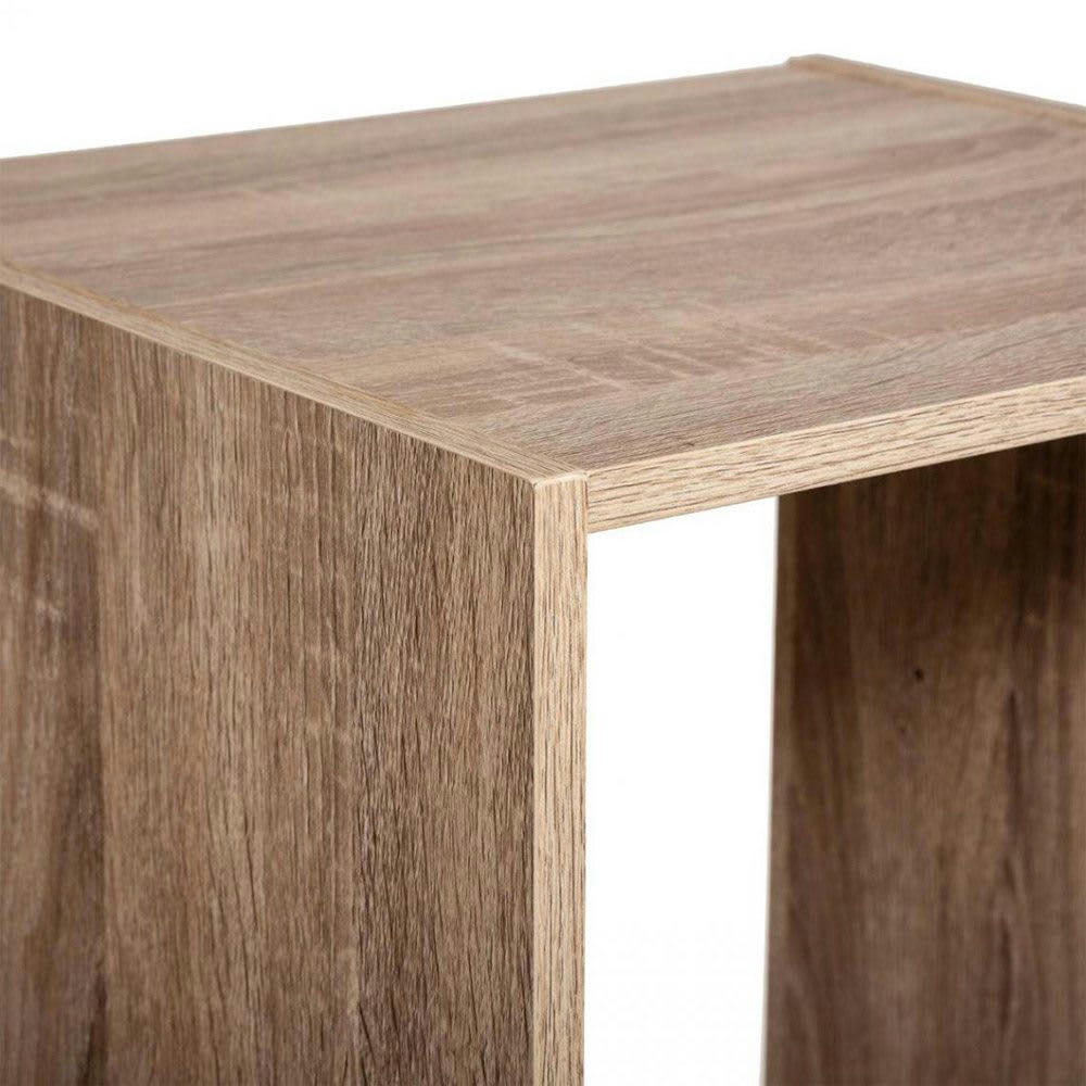MIX - Étagère bois 4 cases haut naturel