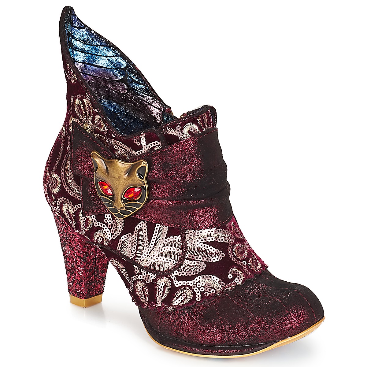 Irregular Choice - Miaow - Bordeaux