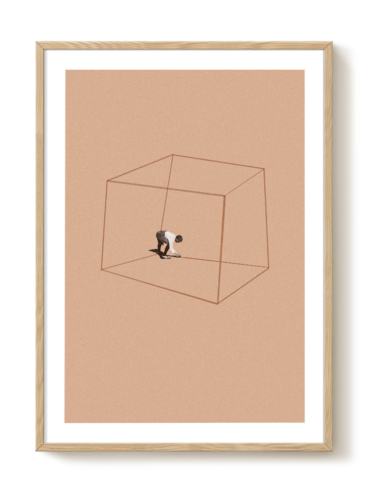 Maarten Léon - Safest place in the world - PSTR studio Kunst Poster
