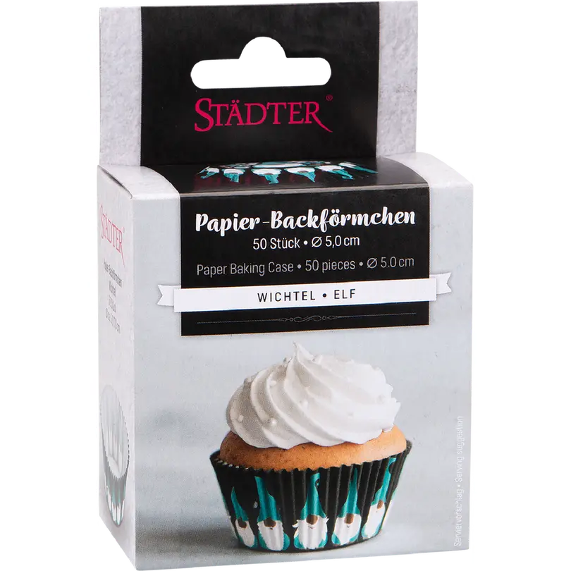 Papierförmchen 50er-Set Maxi Wichtel