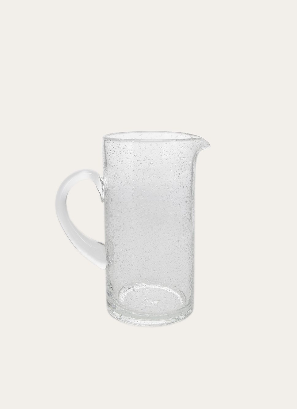 PICHET EN VERRE BULLÉ TEINTÉ TRANSPARENT