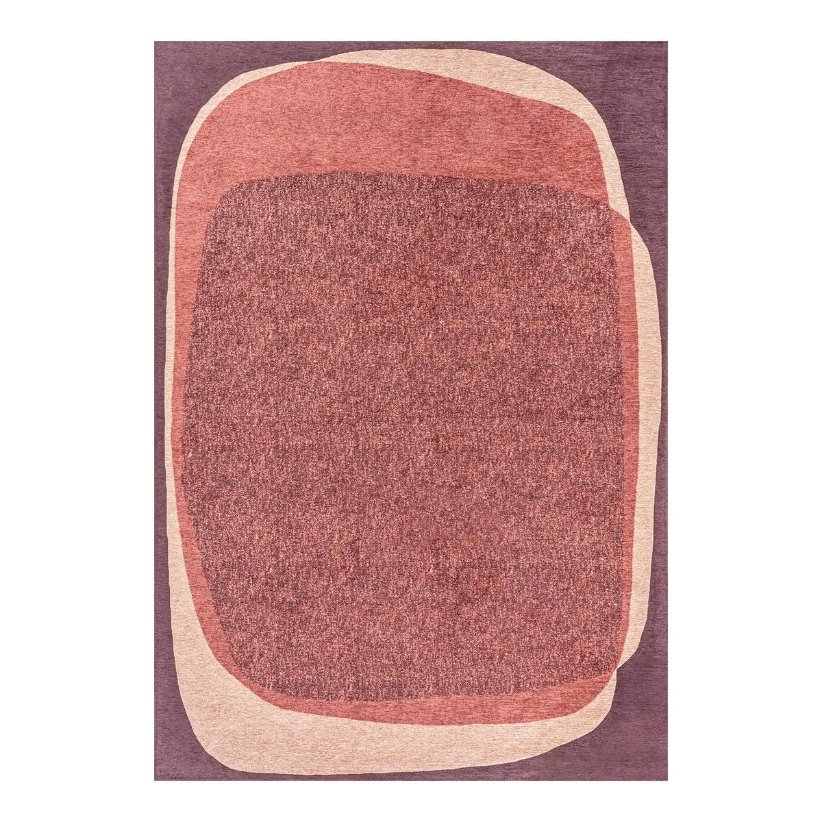 Ecorugs vloerkleed Rosewood - roze - 170x240cm