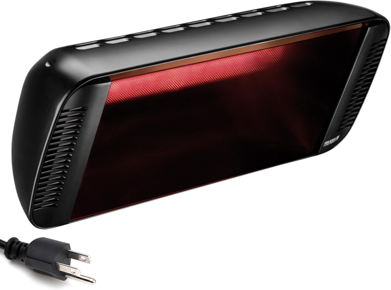 Professional Electric Infrared Outdoor Patio Heater  Wall Mounted  Comes with 6' 120V Plug-in Cord  Water Resistant for Residential and Commercial Use