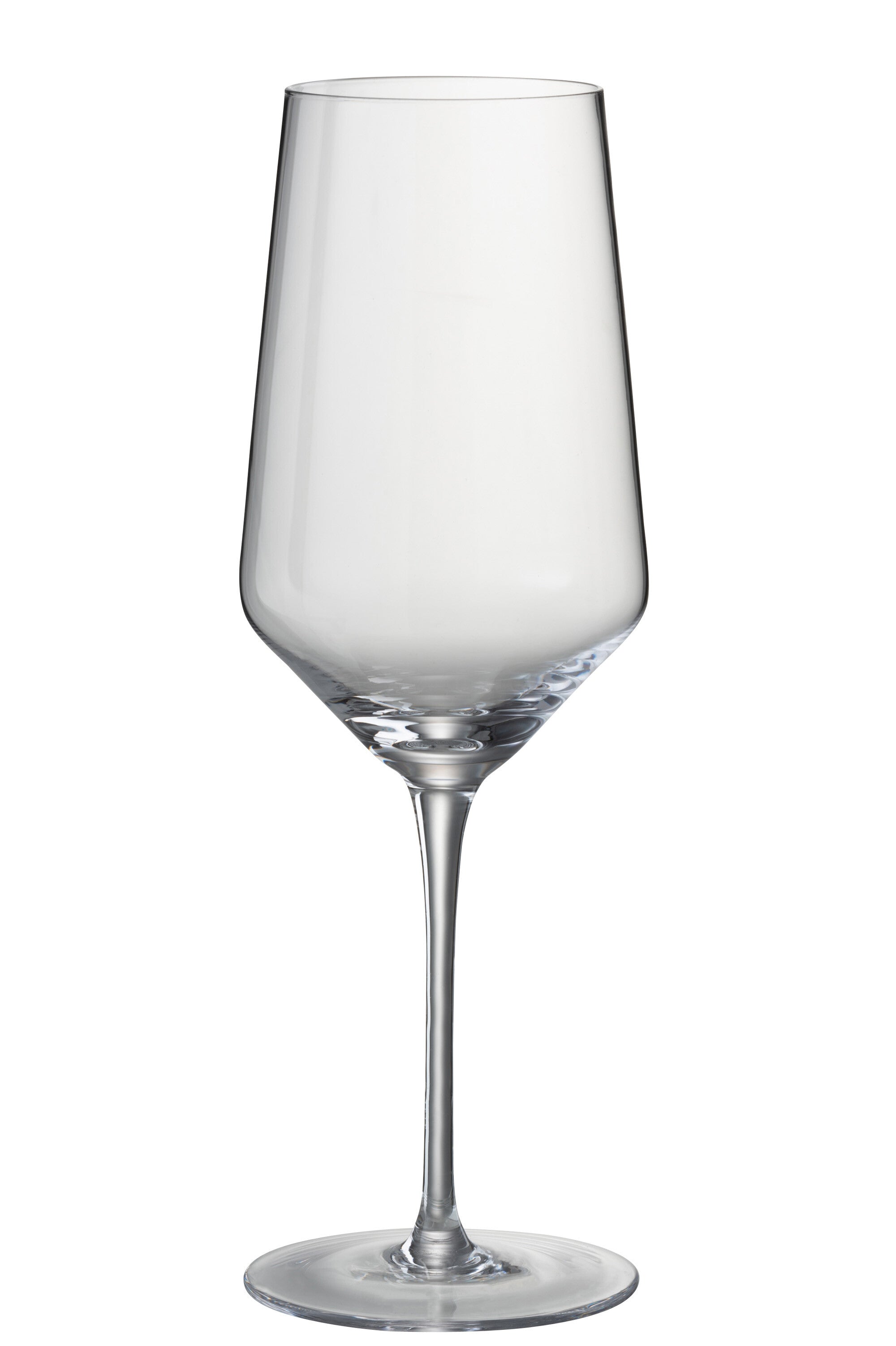J-Line glas rode wijn Leo - glas - transparant - 6 stuks