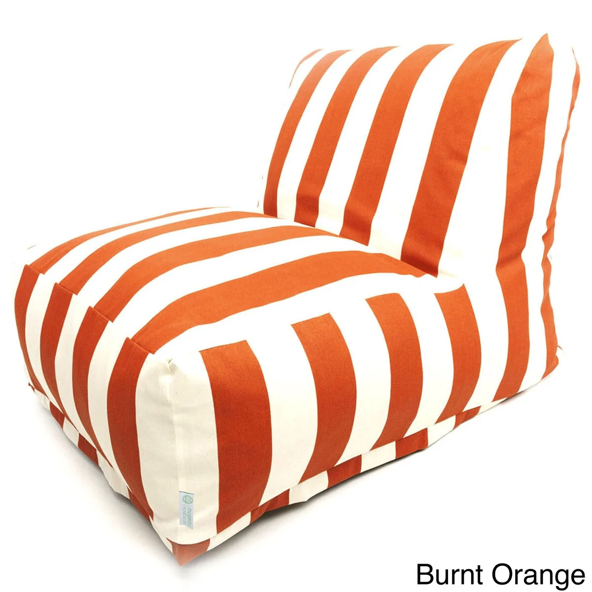 Indoor/Outdoor Vertical Stripe Bean Bag Chair Lounger