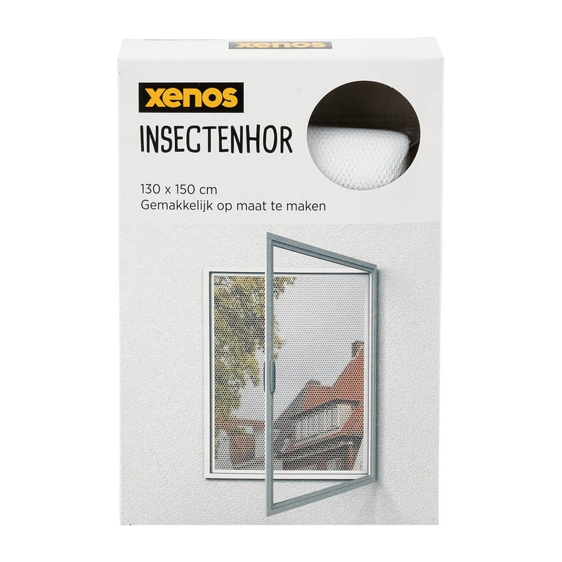 Hordoek voor kozijn - wit - 130x150 cm