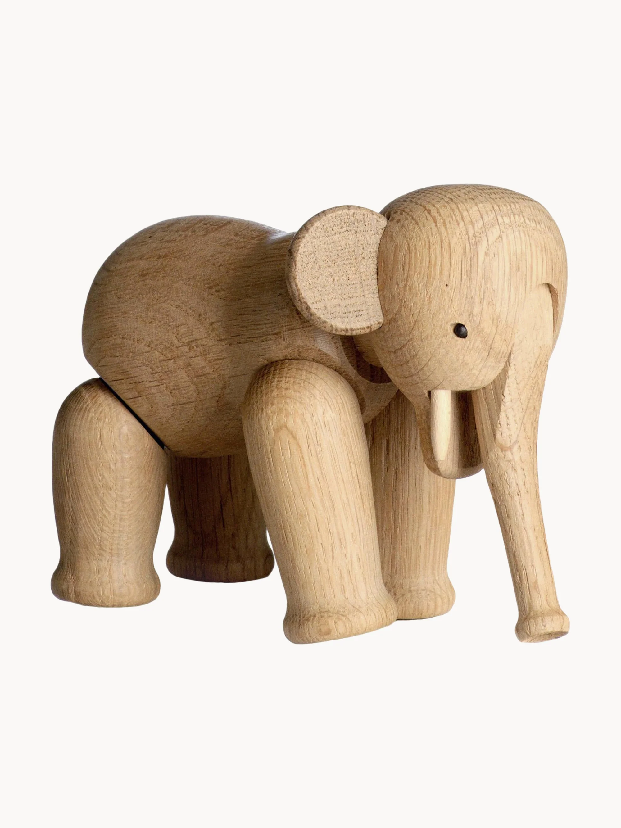 Handgefertigtes Deko-Objekt Elephant aus Eichenholz