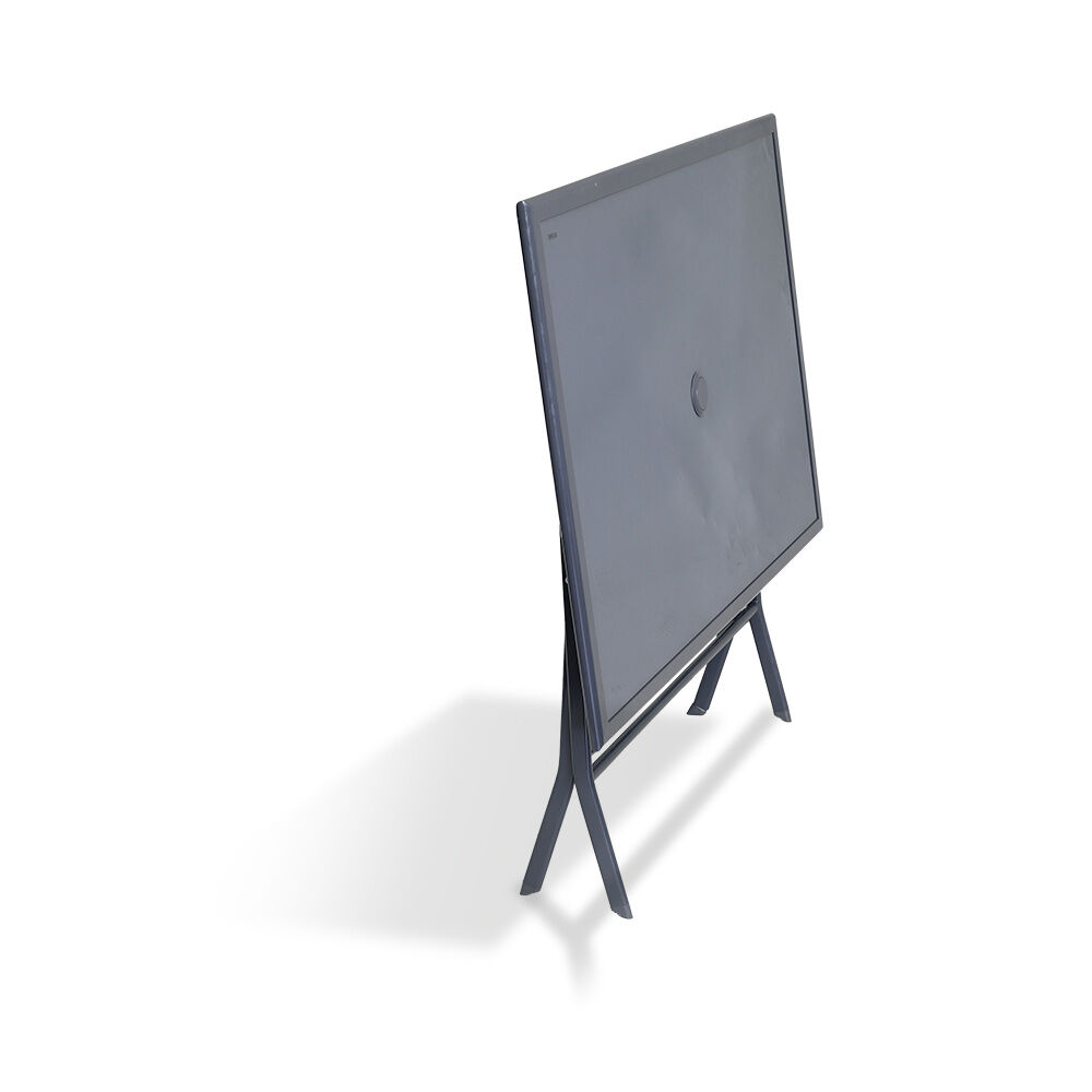 Table de jardin London pliante 4personnes anthracite 110xH71xH70cm