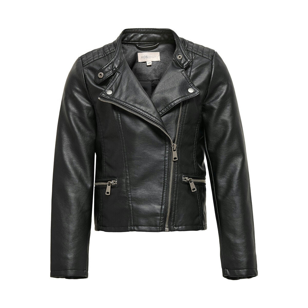Veste esprit motard en simili