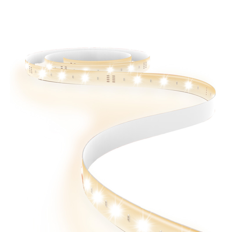 Ruban LED super éclairant extensible blanc chaud IP20 2400 lm 3 m 10 W XANLITE
