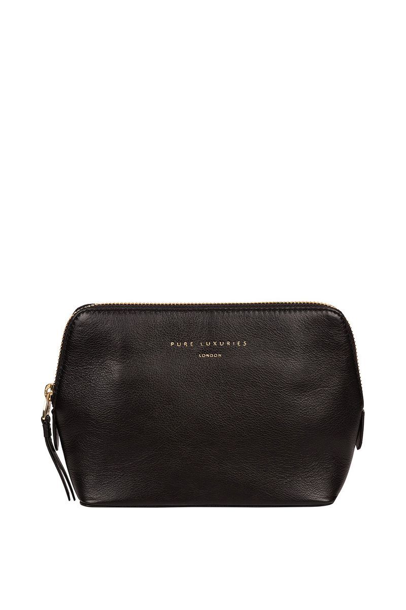 Pure Luxuries London Theydon' Leather Cosmetic Bag