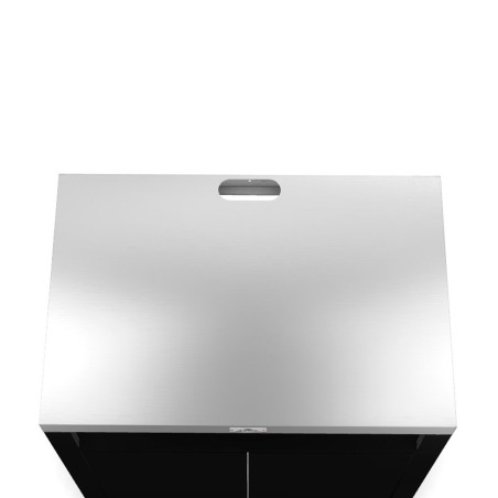 Meuble desserte pour plancha 80 cm Duo inox - Le Marquier