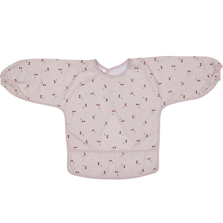 - Bavoir manches longues Cerise (6-24 mois)
