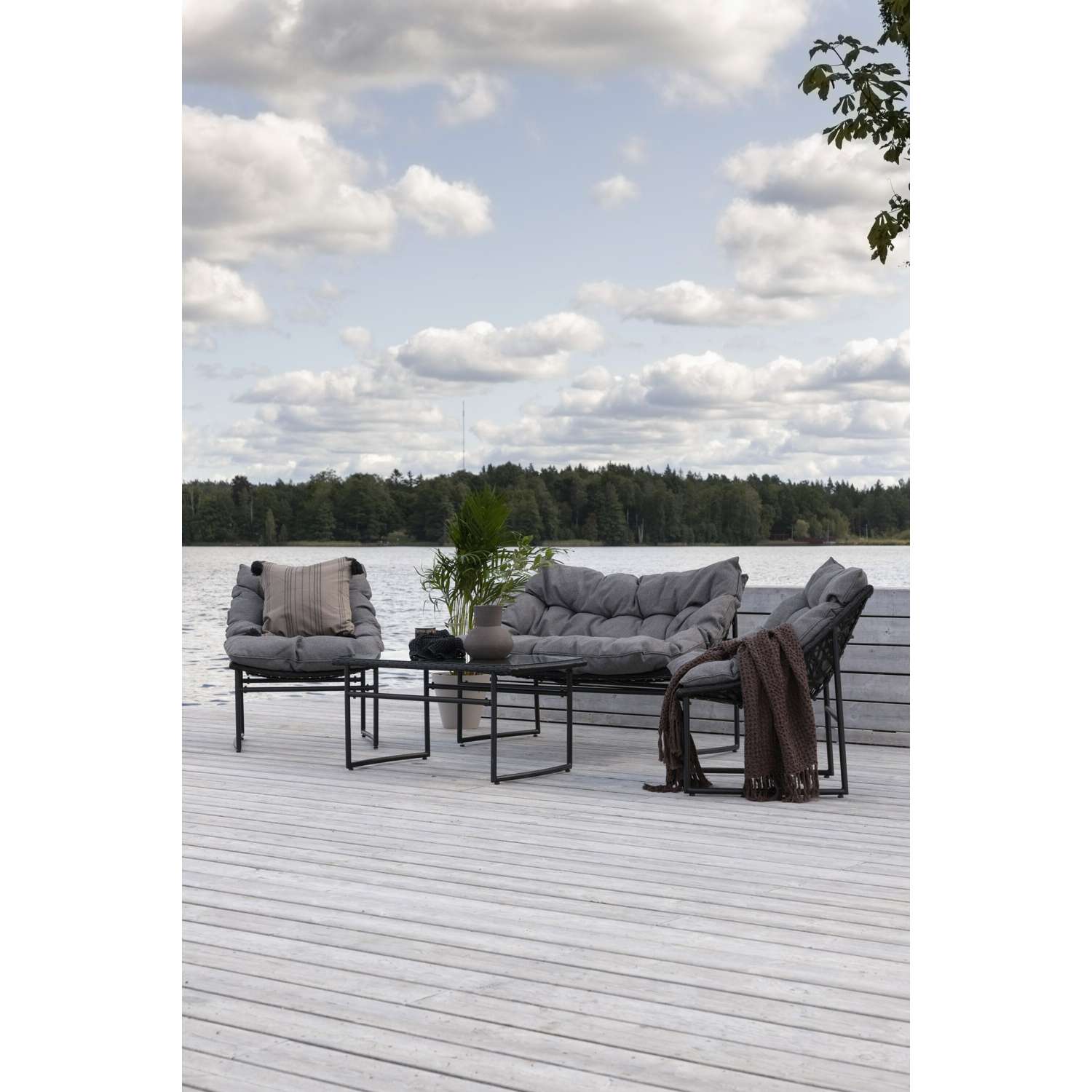 Venture Home Tina Bankstel - Zwart