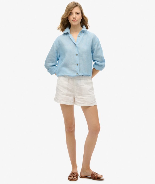 Casual Linen Boyfriend Shirt