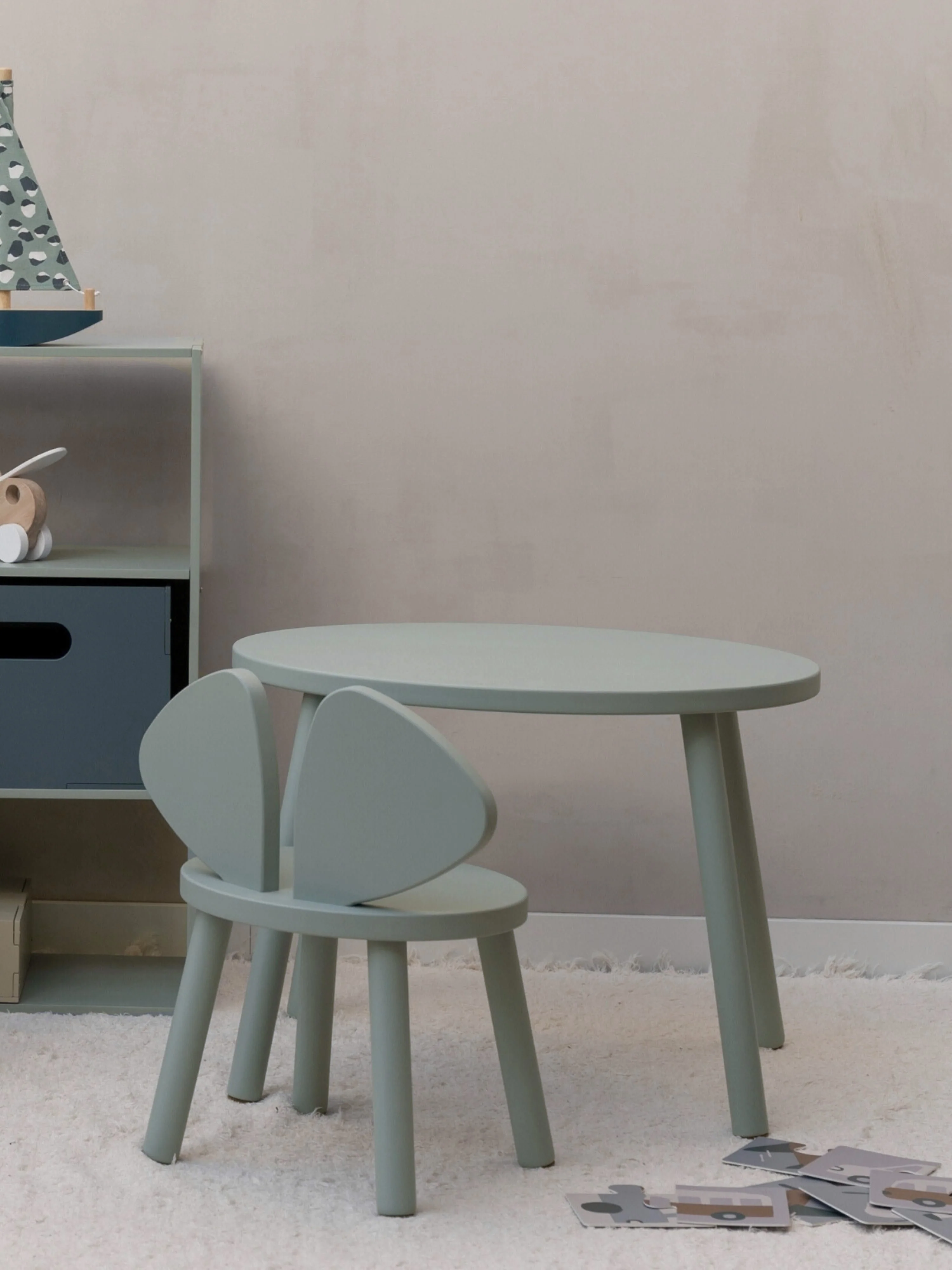 Kindertisch Mouse mit Kinderstuhl