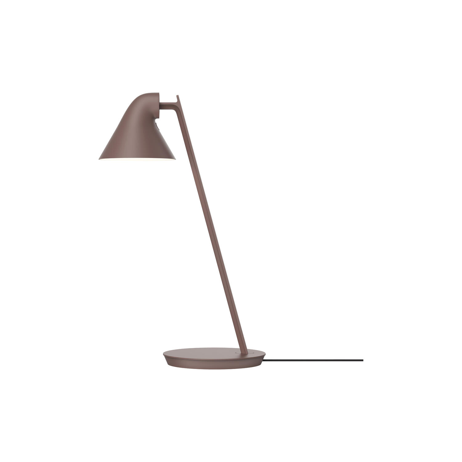 NJP Mini bordlampe, rosabrun
