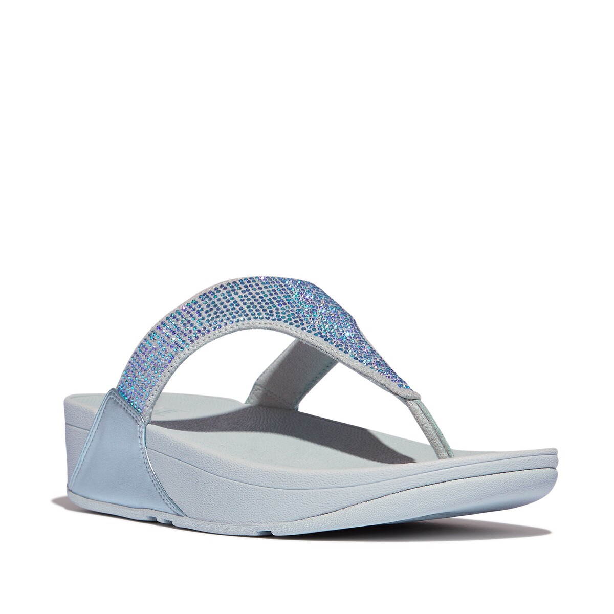FitFlop - LULU CRYSTAL EMBELLISHED TOE-POST - Blue