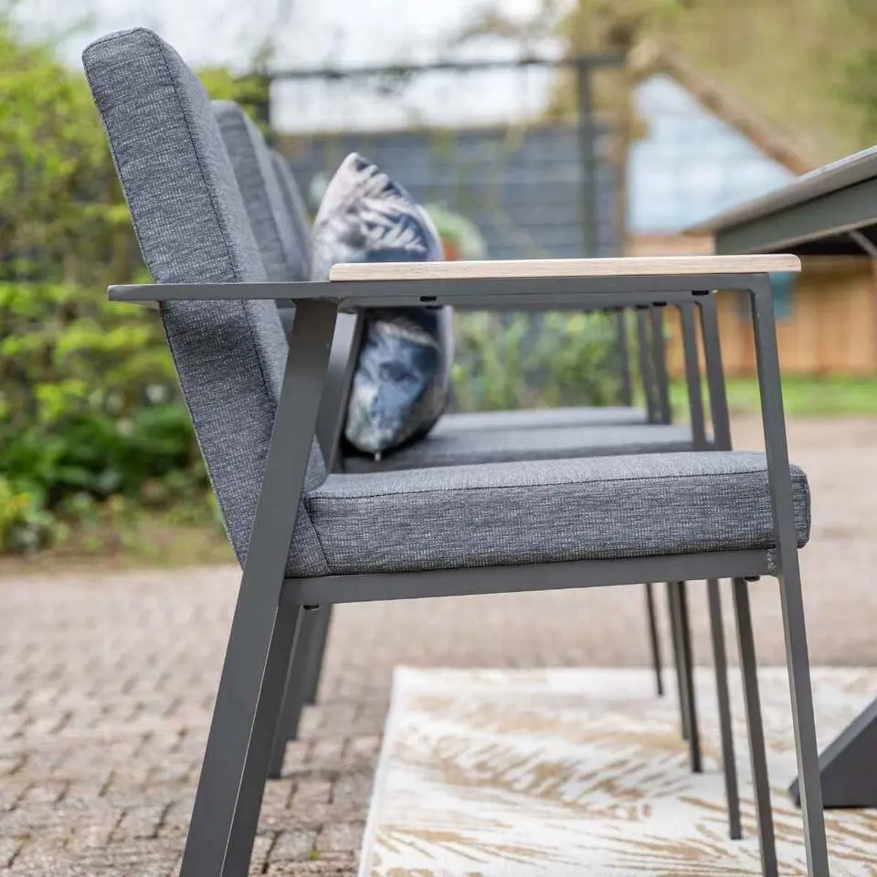 Garden Impressions Angela tuinset 6-delig - Duuk tuintafel &Oslash;150 cm