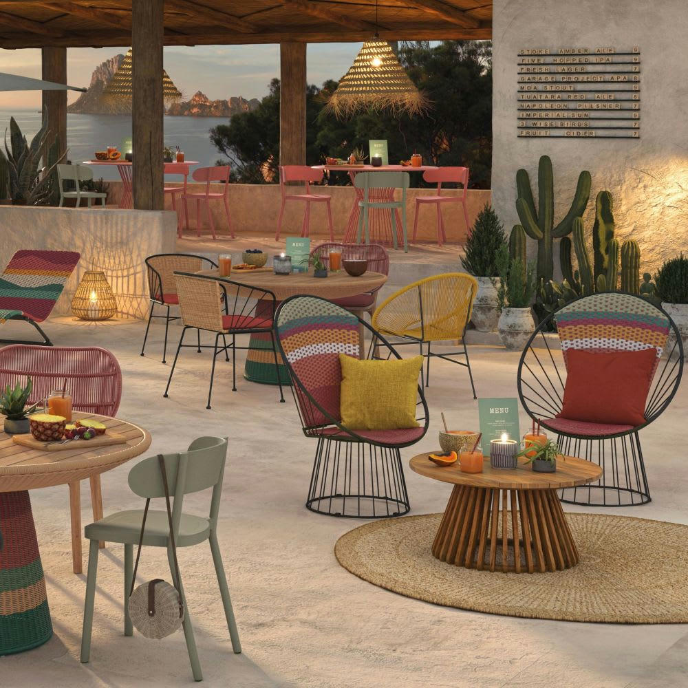 ROMMIE - Coussin jaune moutarde 45x45