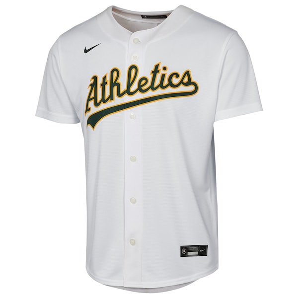 Athletics Nike Youth Home Replica Jersey - White