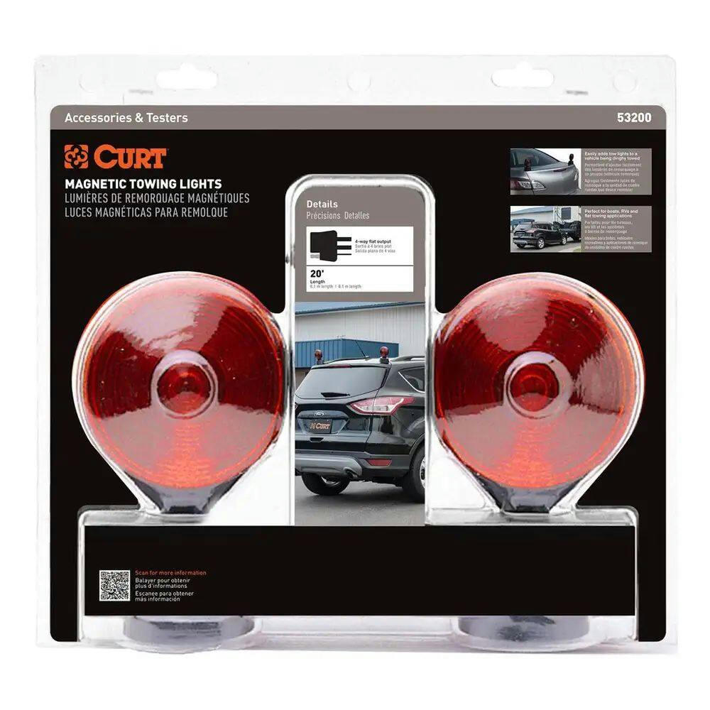 CURT Magnetic Tow Lights