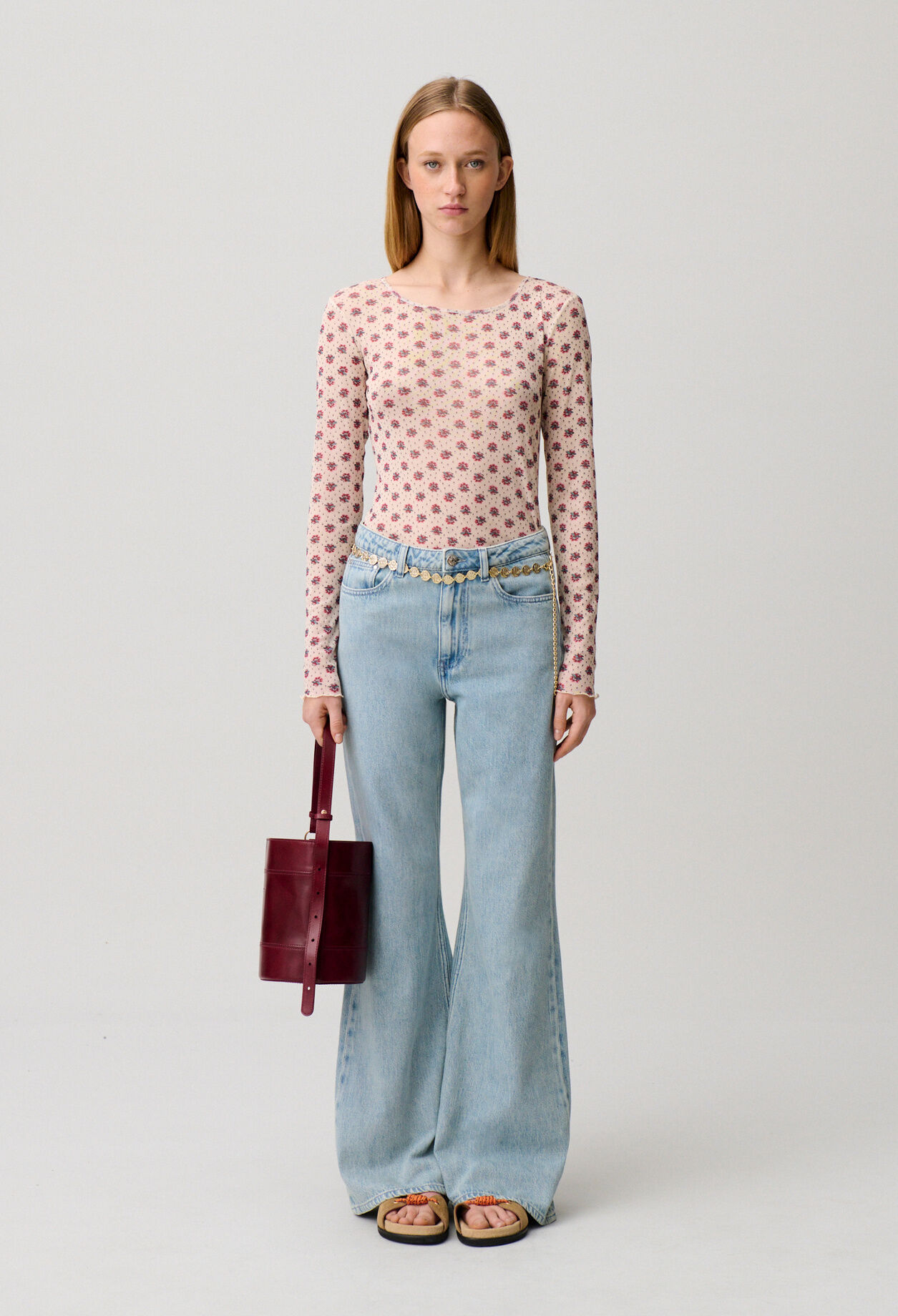 Jean denim flare