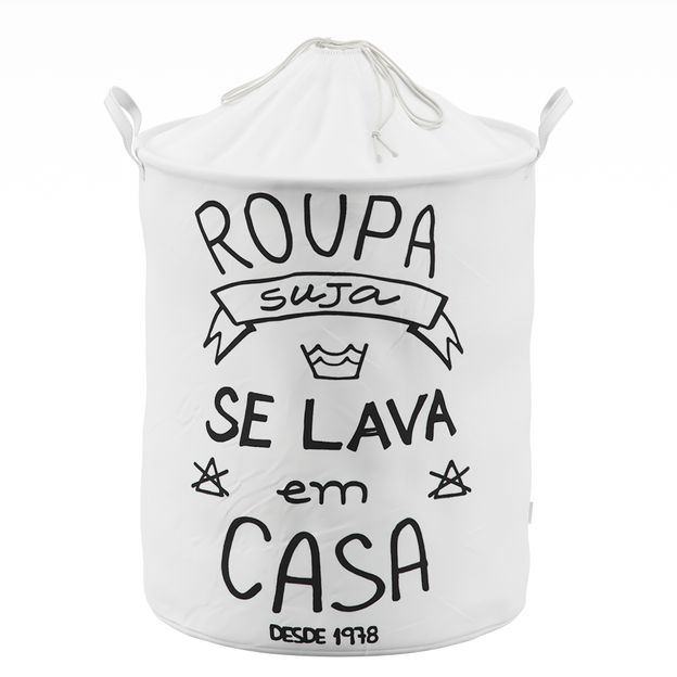 CESTO PARA ROUPA ROUPA SUJA SE LAVA EM CASA