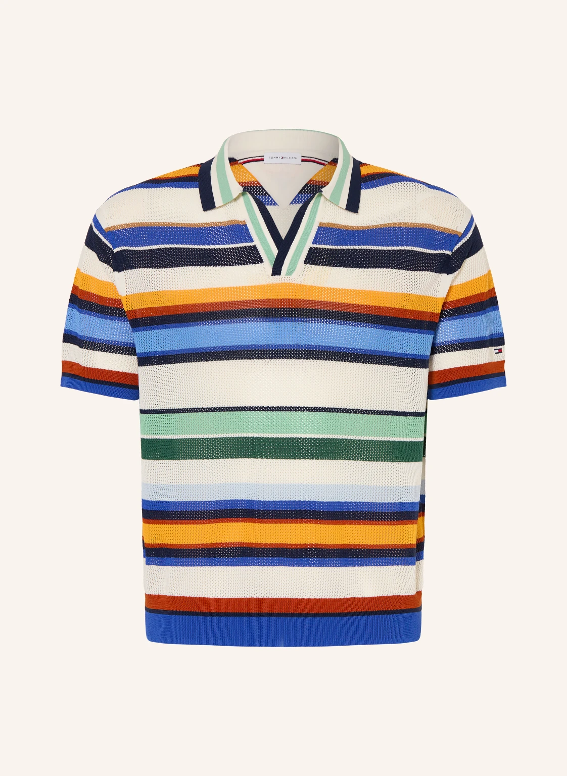 TOMMY HILFIGER Strick-Poloshirt