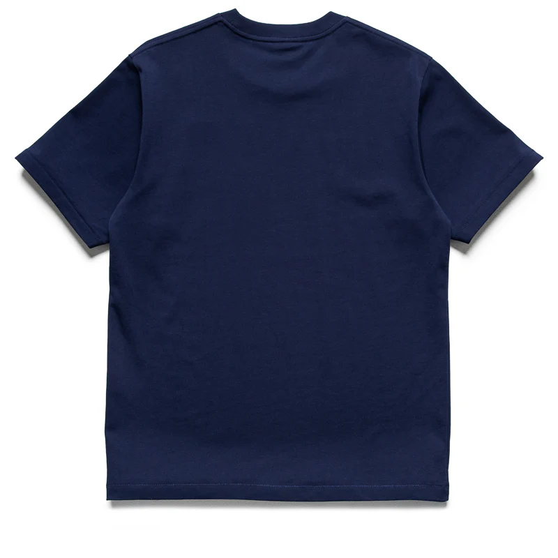 A Bathing Ape Bape Kiss Logo Tee - Navy
