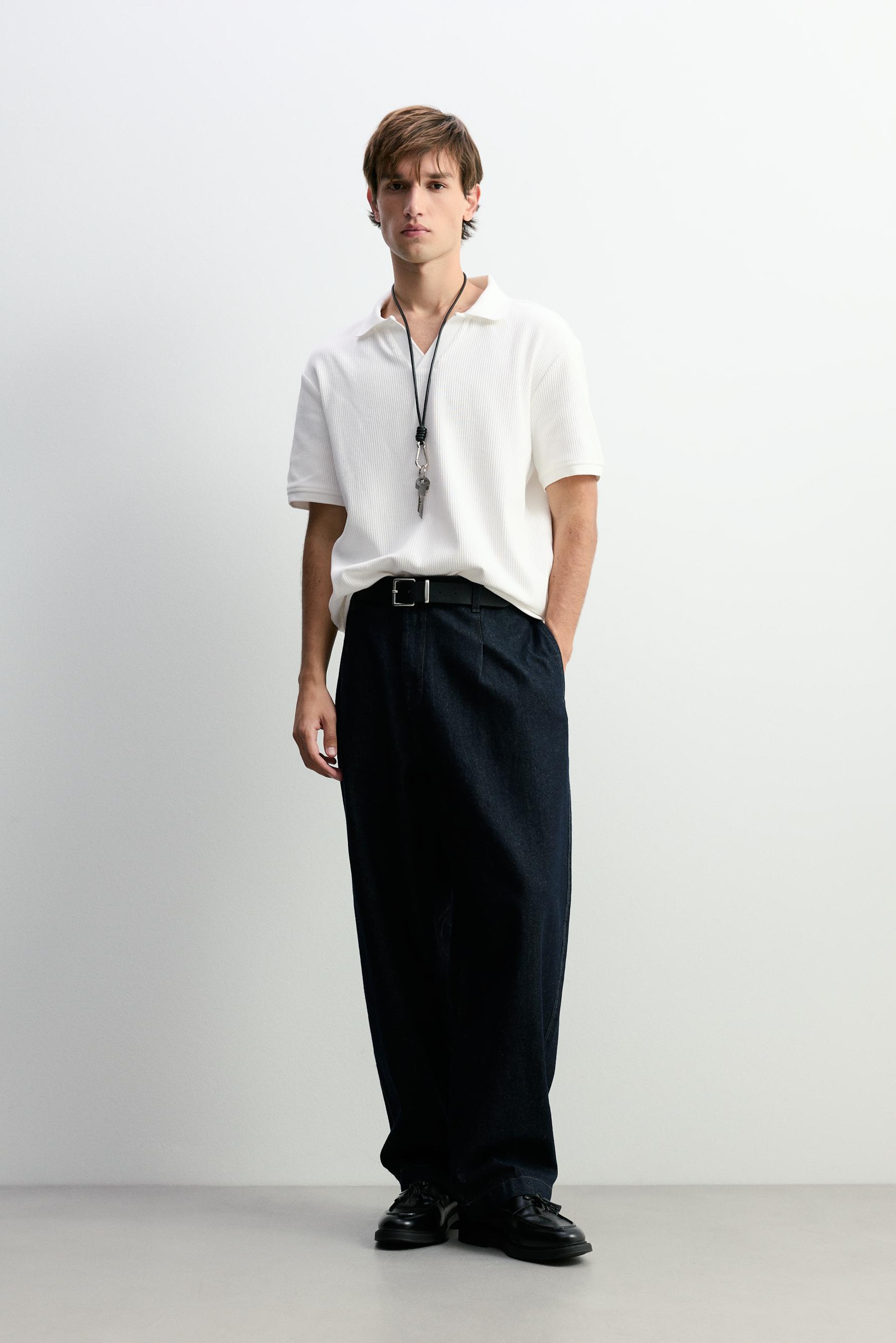 Polo relaxed textura