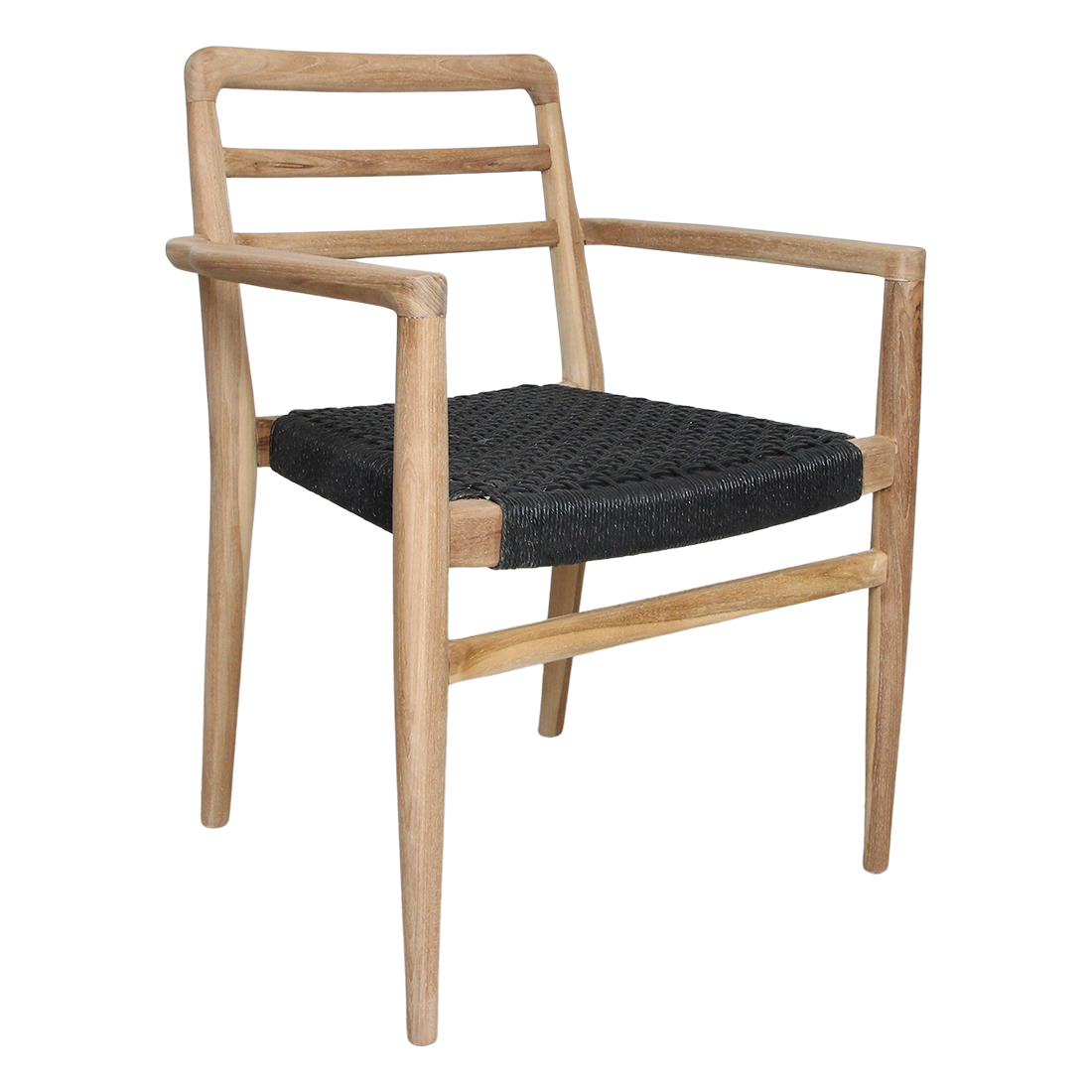 Raw Materials tuinstoel met armleuning Verano - Zwart