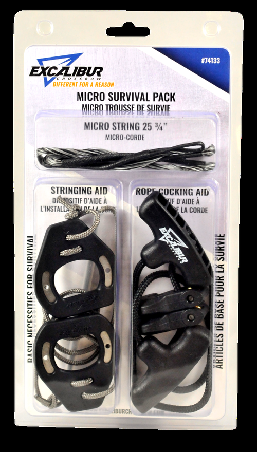 Excalibur Micro String Crossbow Survival Pack w/ RoPe Cocking & Stringing Aid