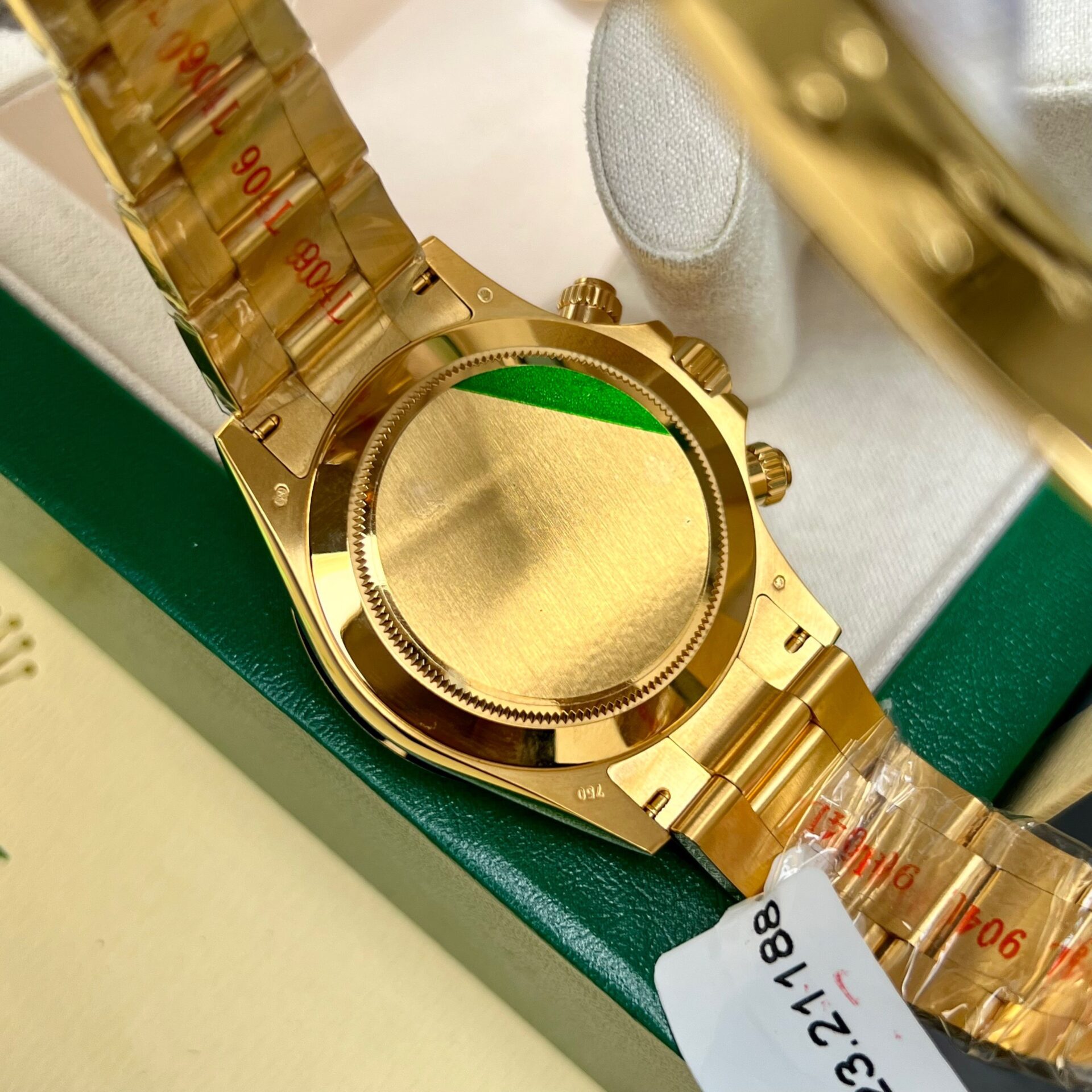 Rolex Daytona YG Plated Green Dial 40mm Oyster Super Clone