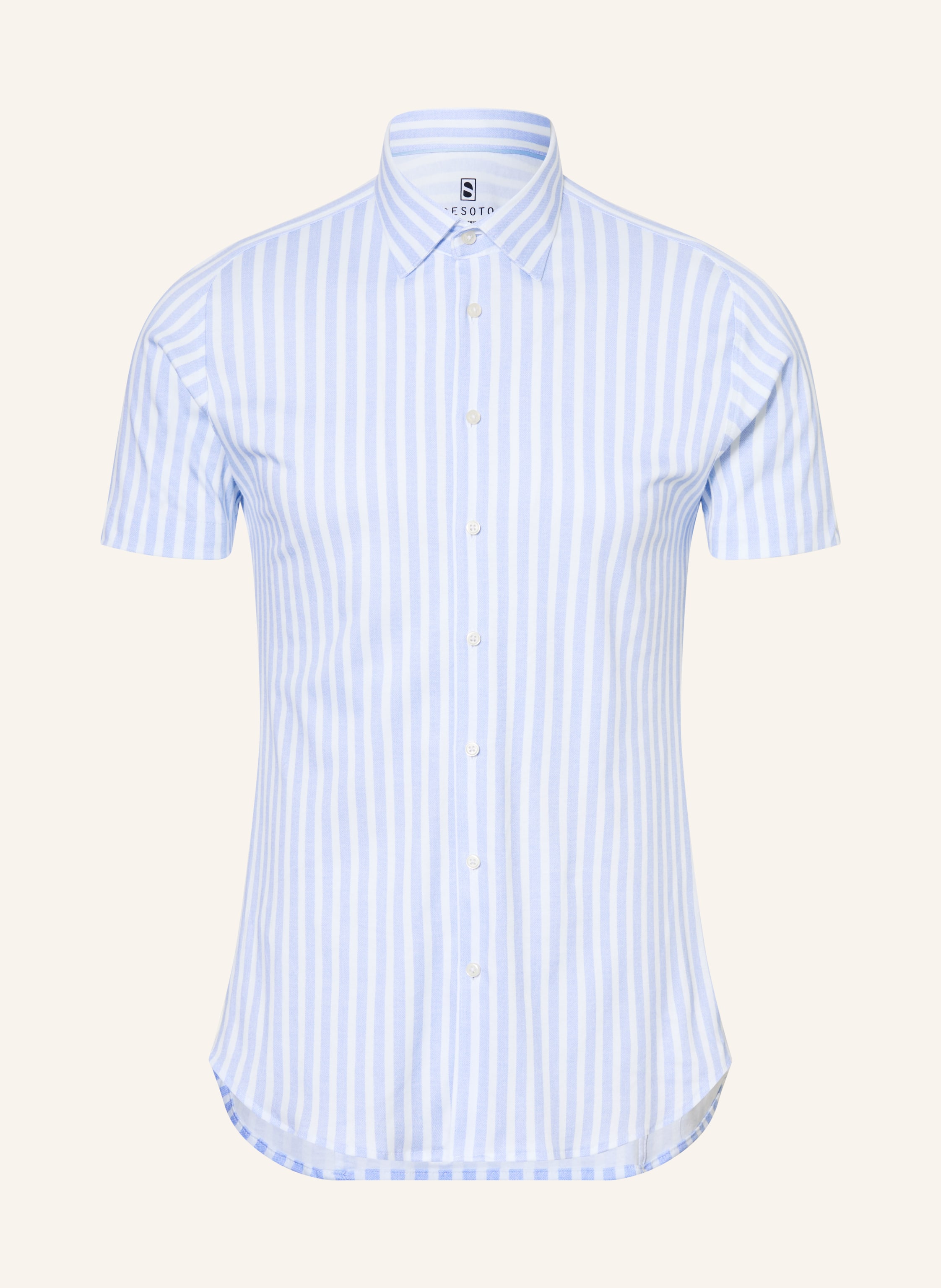 DESOTO Kurzarm-Hemd Slim Fit aus Jersey