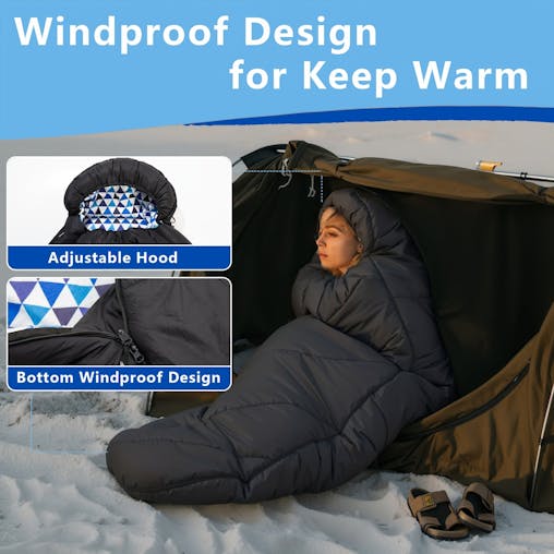 NNETM Sleeping Bag for Adults Outdoor Camping