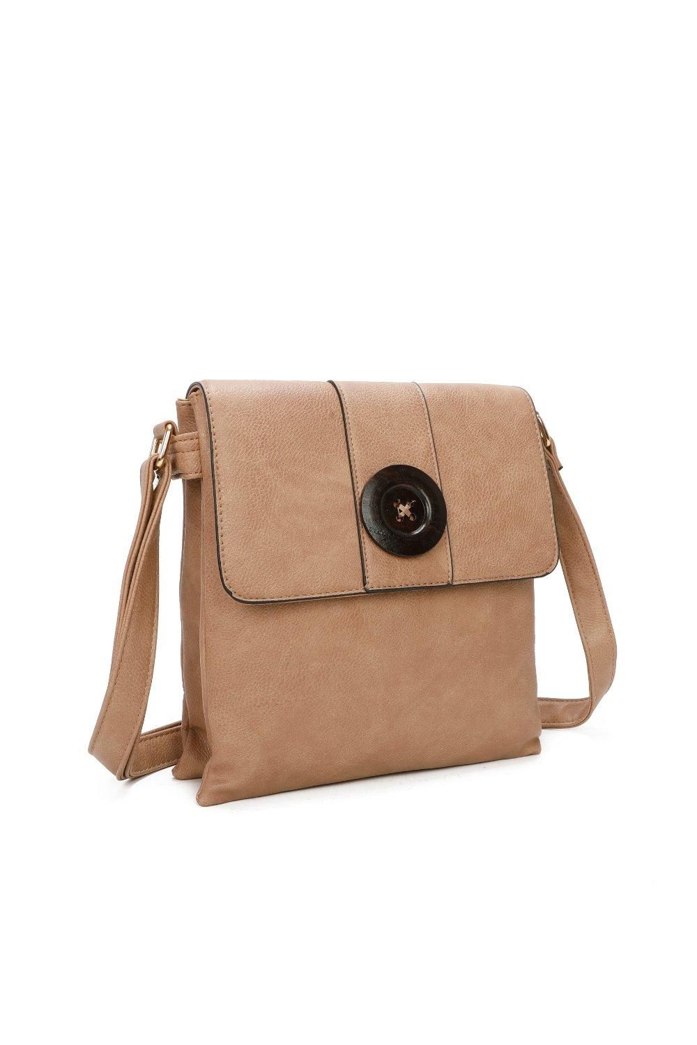 Fontanella Fashion Danchu Button PU Messenger Bag