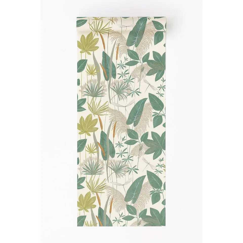 Dutch Wallcoverings Vliesbehang Arcadia loma - groen - 10,05m x 53cm