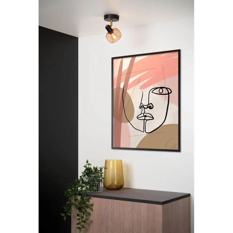 Lucide MAREN Plafondspot - Mat Goud / Messing