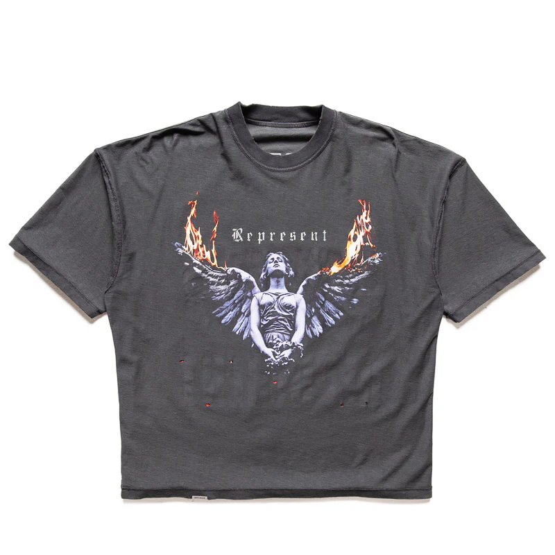 Represent Reversible Living Legacy Tour Tee - Sun Fade Grey